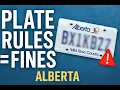 Lagu Alberta Licence Plate Rules Explained — What Most Drivers Don’t Realize