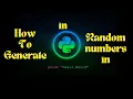 How To Generate Random Numbers In Python Program Using The Randint Function