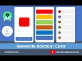 Generate Random Color Android Studio Java