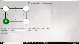 Deterministic Finite Automaton Simulation