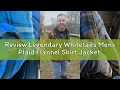 Review Legendary Whitetails Mens Plaid Flannel Shirt Jacket Quilted with Hood Polyfill Insulated Sha