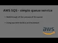 AWS SQS use case walkthrough and using sqs with node js