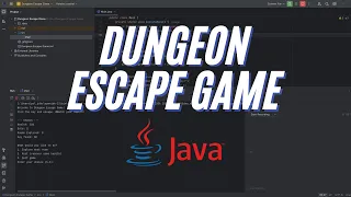 Java for Beginners Create a Text-Based Dungeon Escape Game Easy Tutorial