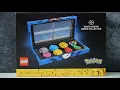Lagu LEGO Pokémon 40892 Kanto Region Badge Collection - LEGO Speed ​​Build Review