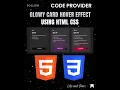 Animated Card Hover Effect Html CSS CodeEra How to create a card hover effect using html css
