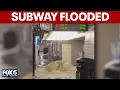 Download Lagu Flash flooding inside NYC subway stations; passengers stranded