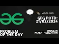 Boolean Parenthesization gfg potd 21-02-2024 Problem Of The Day