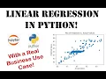 Linear Regression in Python using Jupyter Notebooks