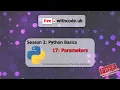 Python Basics Live withcode uk Season 2 Episode 17 Parameters