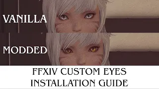 How to INSTALL CUSTOM EYES from Final Fantasy XIV Penumbra MODDING TUTORIAL