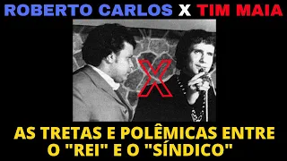 ROBERTO CARLOS x TIM MAIA: AS TRETAS E POLÊMICAS ENTRE O "REI" E O "SÍNDICO"