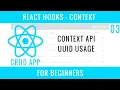 React Hooks Context CRUD APP 03 Context API UUID Usage