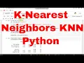 K-Nearest Neighbors KNN Basic Python Code Machine Learning KNN Python
