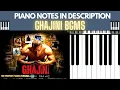 Download Lagu Ghajini(2008) BGM Easy Perfect Piano App Cover and Tutorial WITH PIANO NOTES