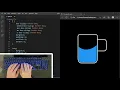 ASMR Programming - Fill Cup with Water Animation using HTML CSS