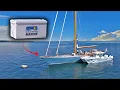 How 4 Small Batteries Power this Entire 80-Foot Sailboat