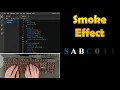 ASMR Programming - Smoke Text Animation Effect using Html CSS