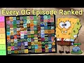 Ranking Every OG SpongeBob Episode from WORST to BEST 142 Episode Tier List