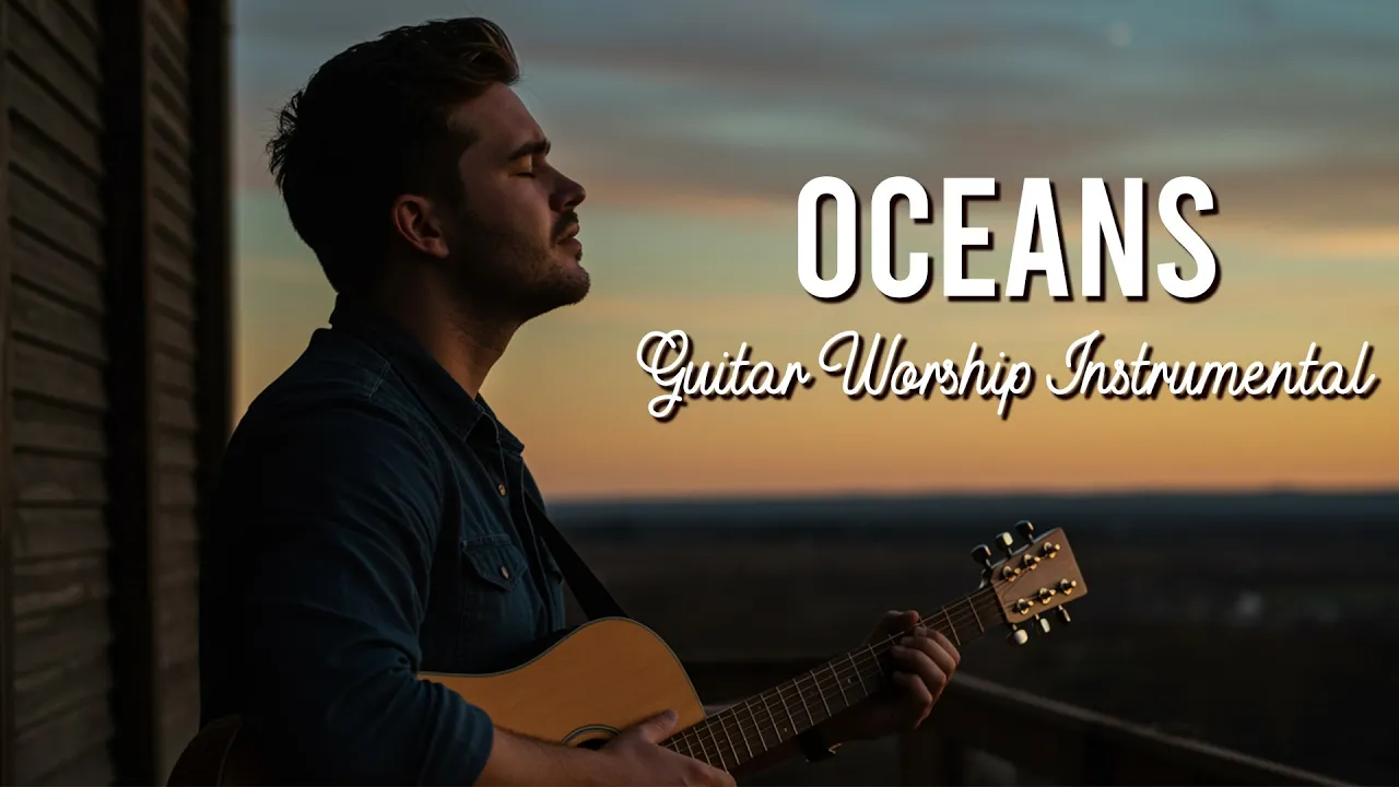 Oceans (Where Feet May Fail) - Hillsong United | Guitar Worship Instrumental | Genius Media Cover