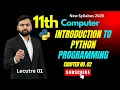 introduction to Python programming 1st year Computer Science Chapter 2 Lecture 1