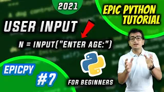 Hindi User Input in Python for Beginners 2021 Epic Python Tutorials CONQUER WORLD
