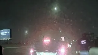 MSP officer injured in Detroit after vehicle slid into car crash trooper due to road conditions