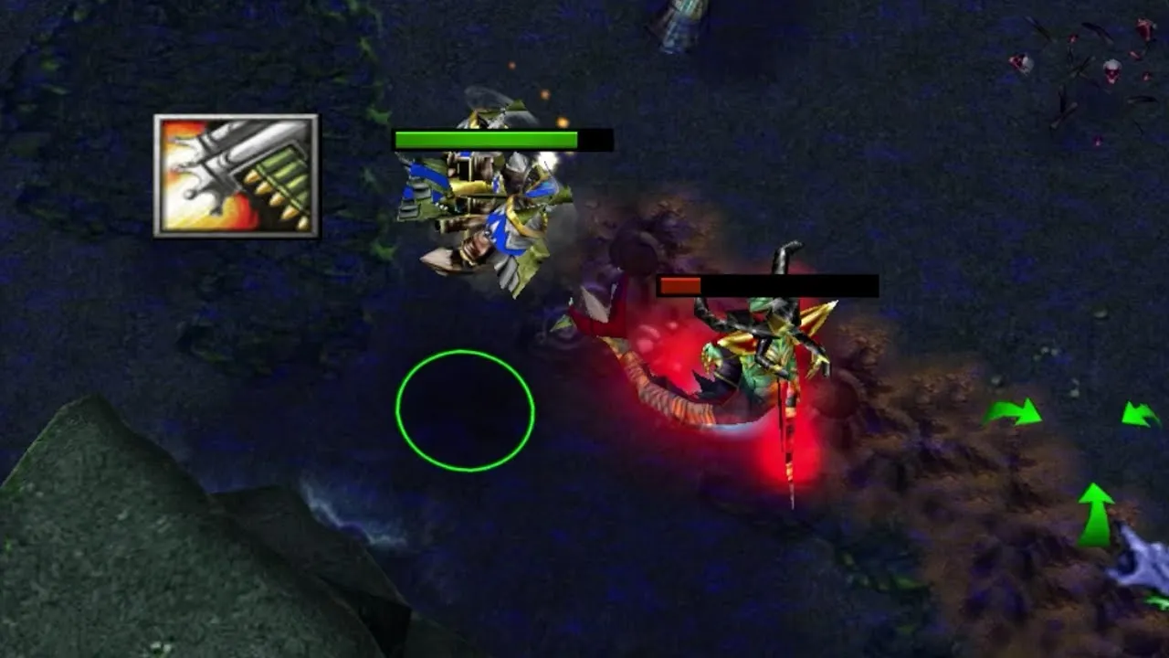 DOTA GYROCOPTER LEVEL 1 RUNE FIGHT: CARRY BUILD - EPIC FIGHTS