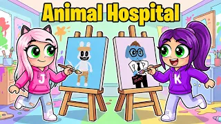 We draw Animal Hospital characters! | Roblox