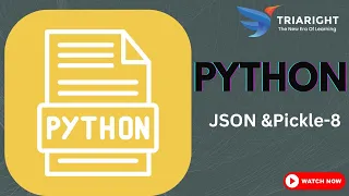 Real-Time JSON Pickle Applications in Python Python Tutorial Chapter 23 - Part 8