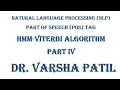 PART of Speech Tagging HMM Model Viterbi Algorithm NLP Emission Transition Probability Matrix