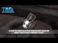 How to Replace Oil Pressure Sender 2007-2014 GMC Sierra 2500