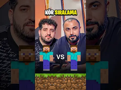 MİNECRAFT KÖR SIRALAMA!