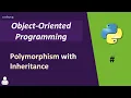 Polymorphism with Inheritance Example Polymorphism in Python-02 Object Oriented Programming