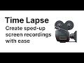 Making a screen time lapse menu bar app using rumps and opencv