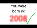 This will accurately guess your year of birth