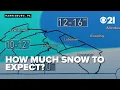 How much snow will Pennsylvania get this weekend Meteorologist shares winter weather predictions