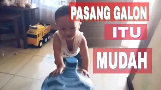 wow kenzie bisa pasang galon