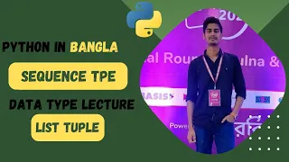 Python Data Types 03 Sequence Type list tuple Bangla Python Tutorial 02 - PyCharm 2023