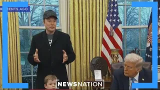 Musk defends DOGE alongside President Trump in Oval Office moment | NewsNation Now