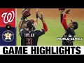 Nationals ride 6-run 7th to World Series Game 2 win Nationals-Astros MLB Highlights