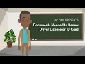Documents Needed to Renew your DC