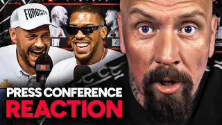 FURY vs JOSHUA - Press Conference Reaction 🥊