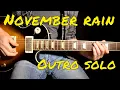 Download Lagu Guns n Roses - November Rain outro solo cover
