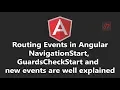 Episode 16 Routing Events in Angular