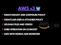 Learn How to Upload Files to AWS S3 Using Node js Get Credentials Create Bucket