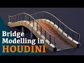 Model a bridge in Houdini Beginner Tutorial