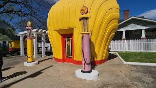 The Last Shell Oil Clamshell Station Winston-Salem North Carolina