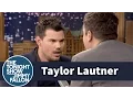 Taylor Lautner Teaches Jimmy the Milky Cow Game