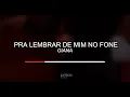 GIANA - Pra Lembrar De Mim No Fone (Lyrics/Letra)