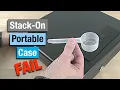 Stack-On PC1690 Opened With A Plastic Scoop